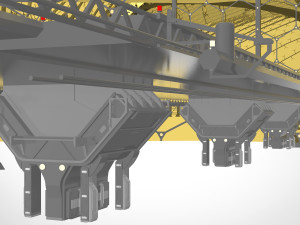 Barrier city 3D Model