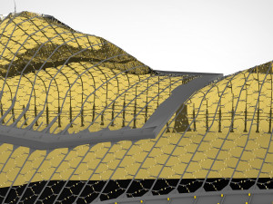 Barrier city 3D Model