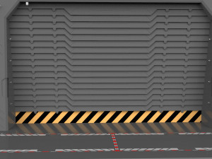 Barrier city 3D Model