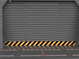 Barrier city 3D Model