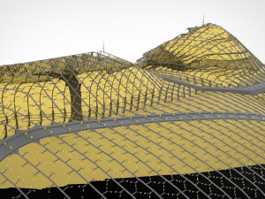 Barrier city 3D Model