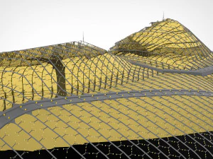 Barrier city 3D Model