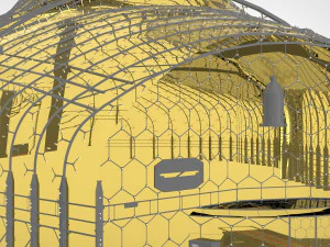 Barrier city 3D Model