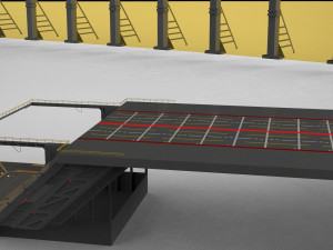 Barrier city 3D Model