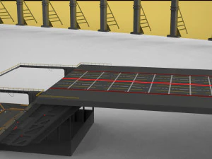 Barrier city 3D Model