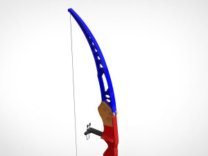Toy bow and arrow dart playset 3D 모델