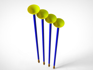 Toy bow and arrow dart playset 3D 모델