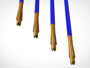 Toy bow and arrow dart playset 3D 모델