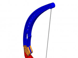 Toy bow and arrow dart playset 3D Model