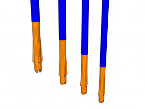 Toy bow and arrow dart playset 3D 모델