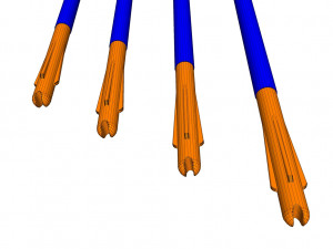 Toy bow and arrow dart playset 3D 모델