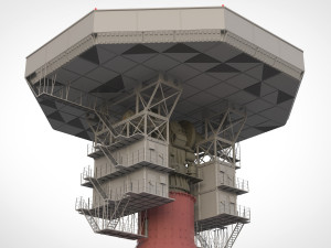 Radar station krona 3D मॉडल