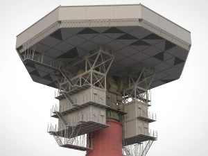 Stazione radar Corona Modello 3D