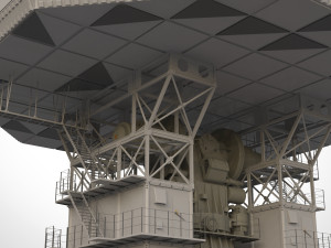Radar station krona 3D मॉडल