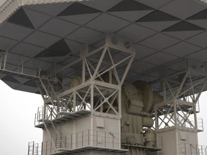 Stazione radar Corona Modello 3D