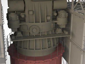 Stazione radar Corona Modello 3D