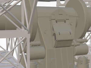 Radar station krona 3D मॉडल