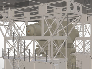 Radar station krona 3D मॉडल