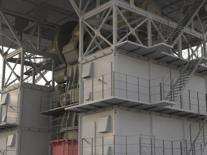 Radar station krona 3D मॉडल