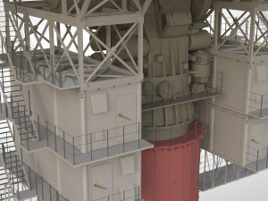 Radar station krona 3D मॉडल