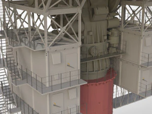 Stazione radar Corona Modello 3D