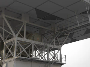Stazione radar Corona Modello 3D