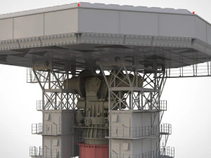 Stazione radar Corona Modello 3D