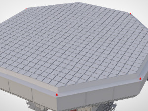 Radar station krona 3D मॉडल