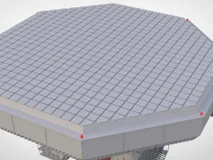 Stazione radar Corona Modello 3D