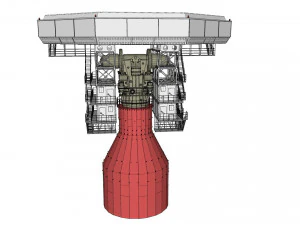 Stazione radar Corona Modello 3D