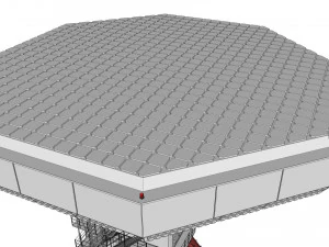 Stazione radar Corona Modello 3D