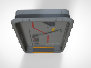 Sci fi door 14 Modelo 3D
