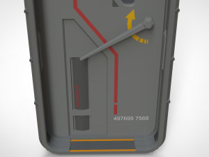 Sci fi door 14 Modelo 3D