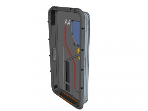 Sci fi door 14 Modelo 3D