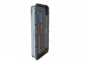Sci fi door 14 Modelo 3D