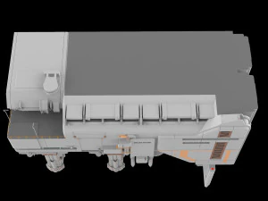 Sci-fi architecture 6 3D Model