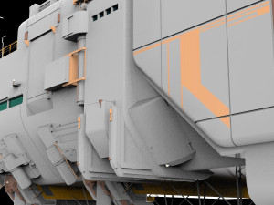 Sci-fi architecture 6 3D Model