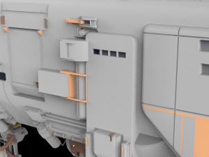 Sci-fi architecture 6 3D Model