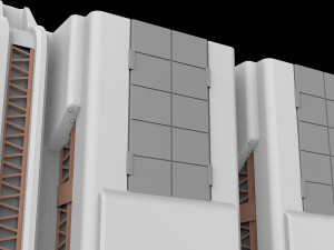 Sci-fi architecture 6 3D Model