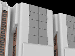 Sci-fi architecture 6 3D Model