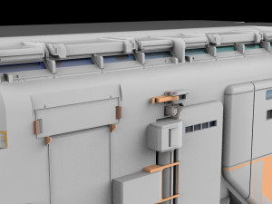 Sci-fi architecture 6 3D Model