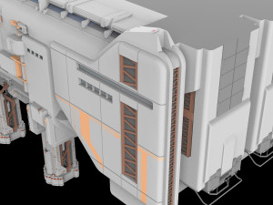 Sci-fi architecture 6 3D Model
