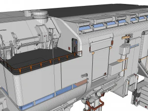 Sci-fi architecture 6 3D Model