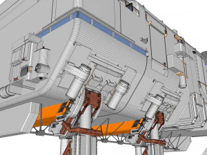 Sci-fi architecture 6 3D Model