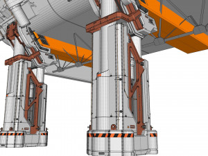 Sci-fi architecture 6 3D Model