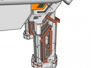 Sci-fi architecture 6 3D Model
