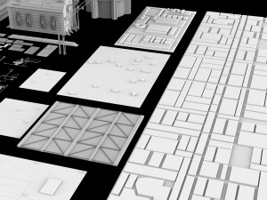 Sci-fi architecture elements collection 5 3D-Modell