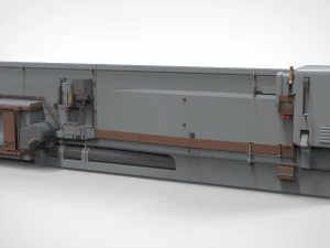 Sci-fi architecture kitbash 22 3D Model