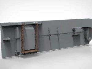 Sci-fi architecture kitbash 22 3D Model