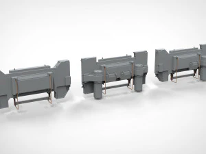 Sci-fi architecture kitbash 22 3D Model